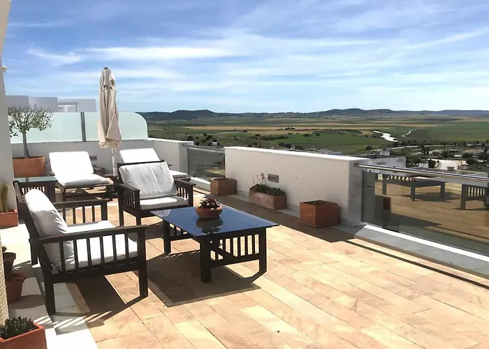 Διαμέρισμα Marina 1. Atico De Lujo. Vistas Al Mar. Piscina. Conil De La Frontera