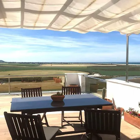Marina 1. Atico De Lujo. Vistas Al Mar. Piscina. Conil De La Frontera