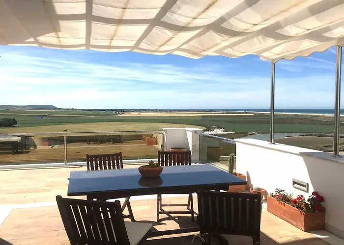 Apartamento Marina 1. Atico De Lujo. Vistas Al Mar. Piscina. Conil De La Frontera